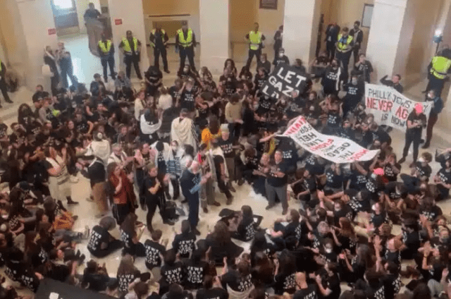 Pro-Palestine protesters